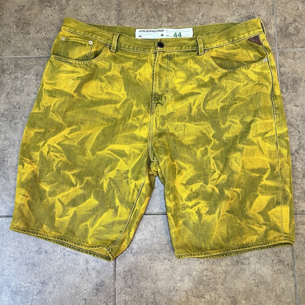 Liftedβ Research Group LRG Size 44 Denim Shorts Dirty Mustard